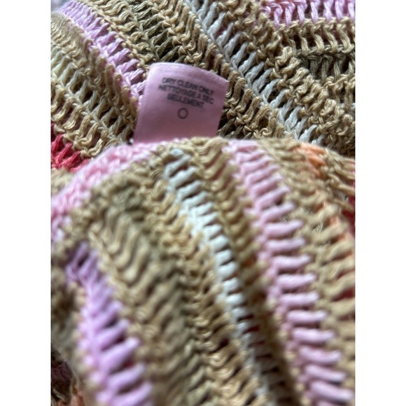 Calypso St Barth 100% Linen loose knit tunic top cover-up Size M - Picture 8 of 8